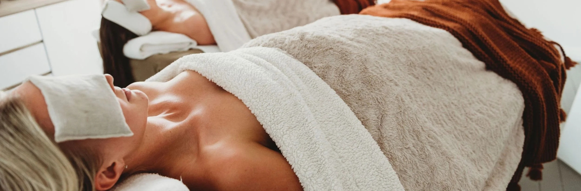 Slow by Seed Studio Guest enjoying a relaxing wellness treatment at Slow by Seed Studio in Orange, NSW, with calming spa surroundings and restorative self-care experience.